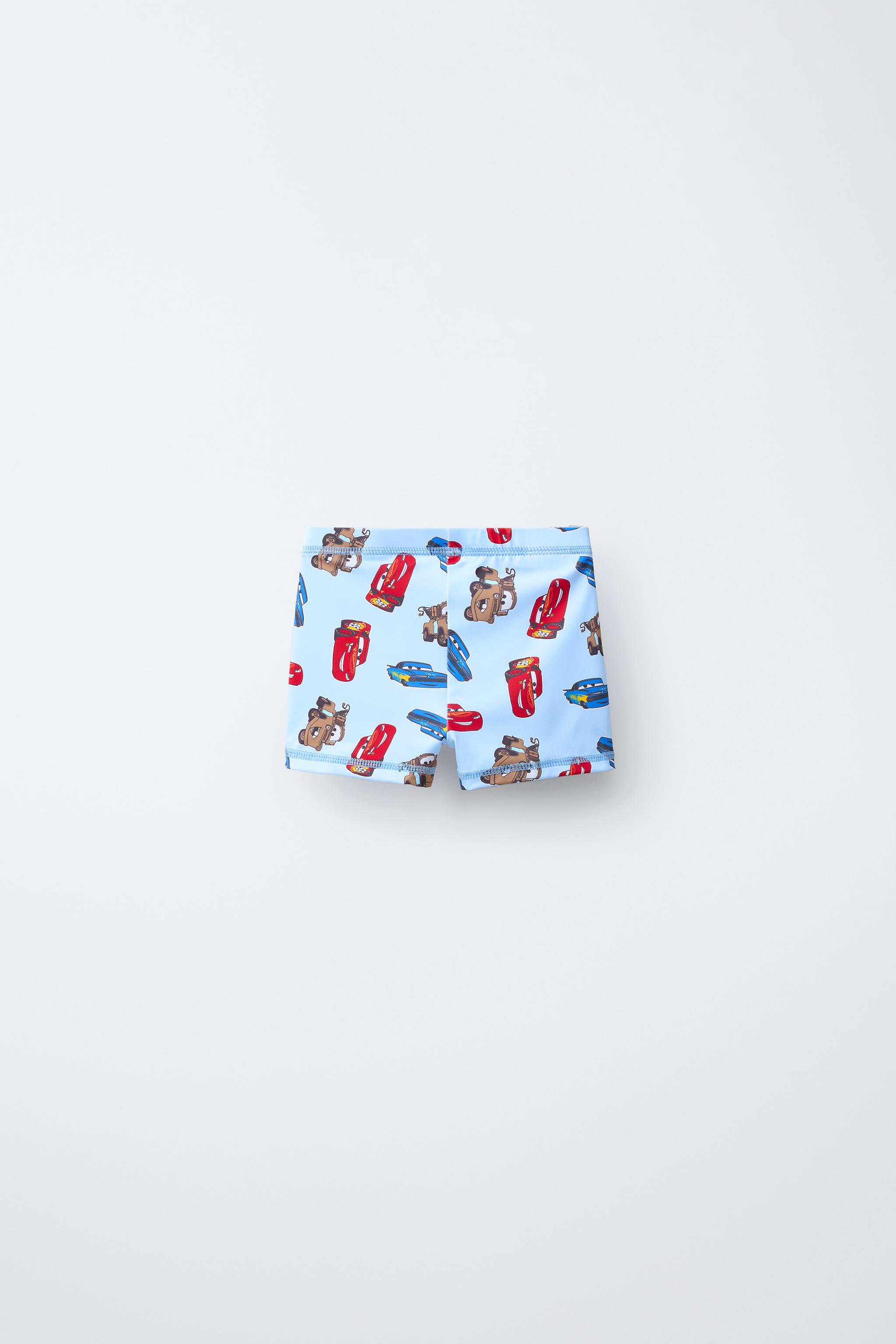 1-6 ANS/ MAILLOT DE BAIN BOXER CARS FLASH MCQUEEN © DISNEY